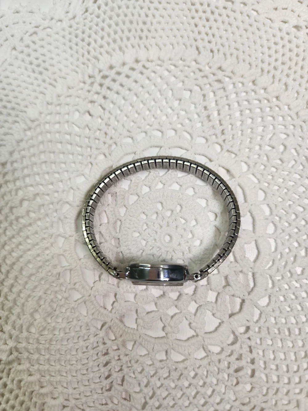 Vintage Sears Women's Watch - Oval Dial - Speidel Stretch Band